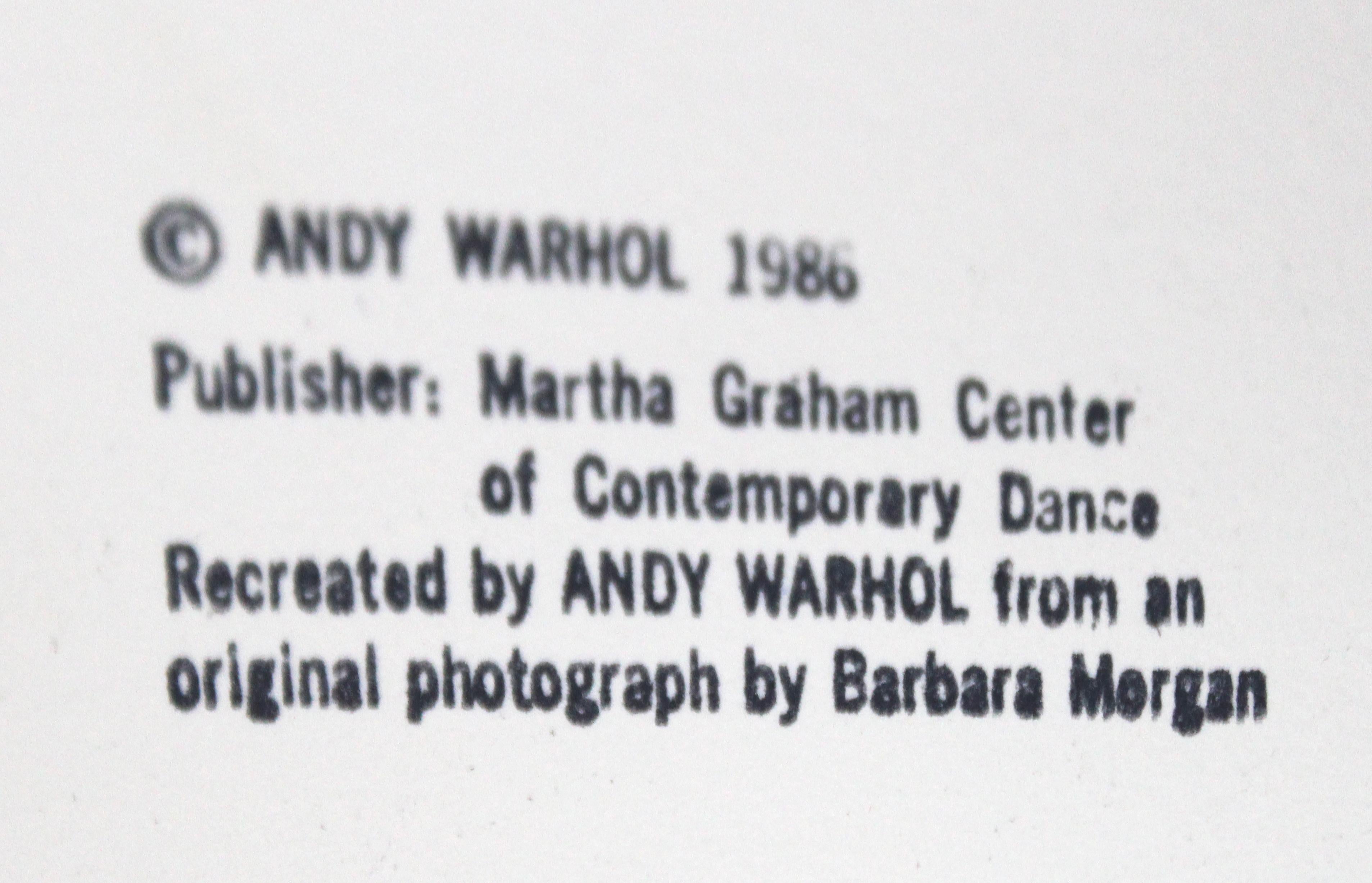 Martha Graham Complete Portfolio (FS II.387-389) For Sale 4