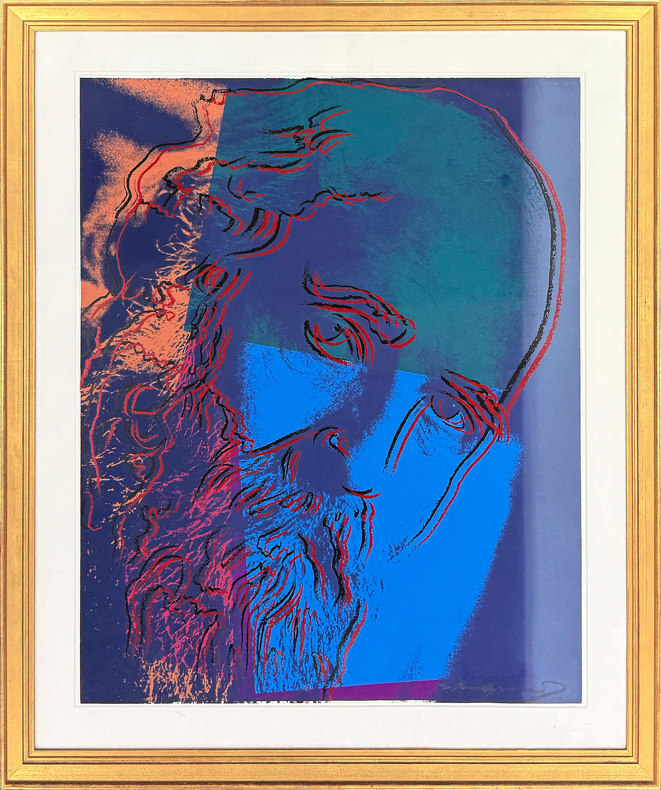Martin Buber FS II.228 Hand Signed Screen Print, Pop Art, Circa 1980, Framed