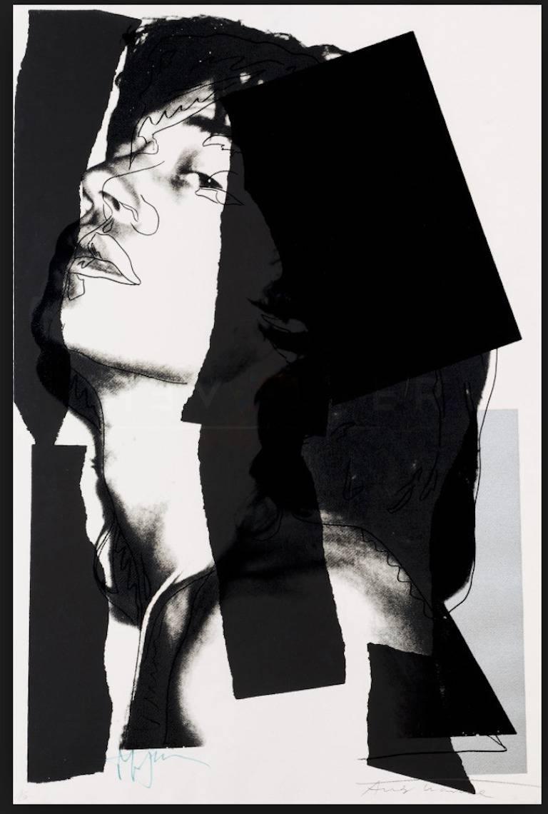 Andy Warhol Portrait Print - Mick Jagger (#11.144)