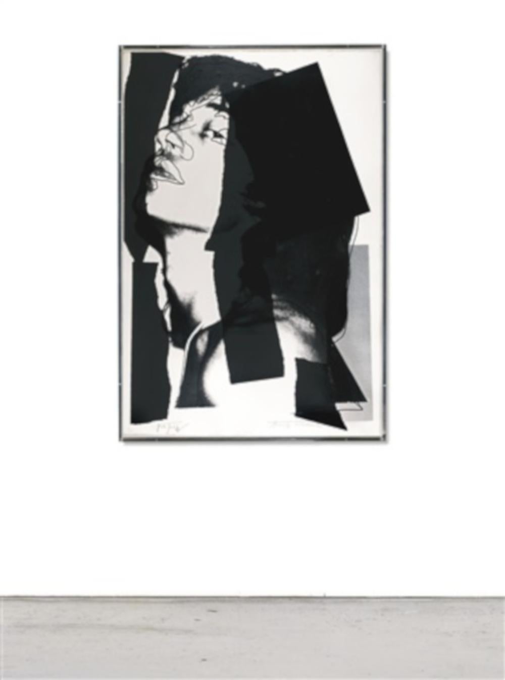 Andy Warhol Portrait Print - Mick Jagger (F. & S. II.144)