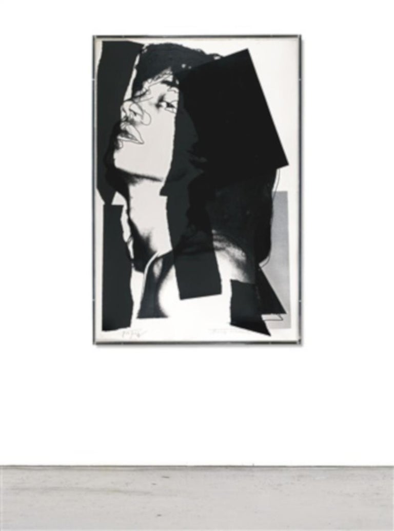 <i></noscript>Mick Jagger (F. & S. II.144)</i>, 1975, by Andy Warhol, offered by Hedges Projects