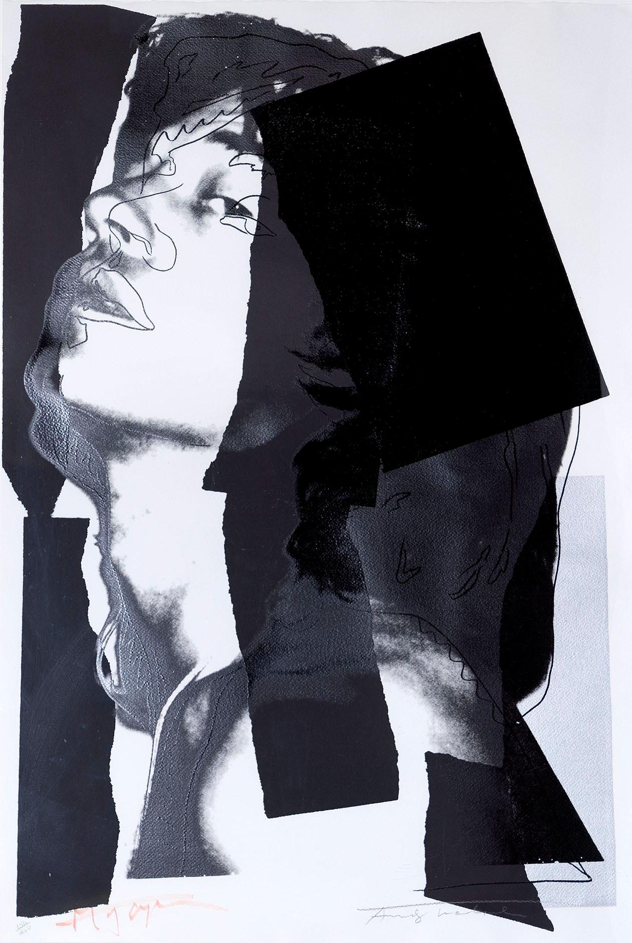 Andy Warhol Portrait Print - Mick Jagger