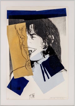 Mick Jagger F&S 142 Iconic Pop Art Screenprint in colors on Arches Aquarelle