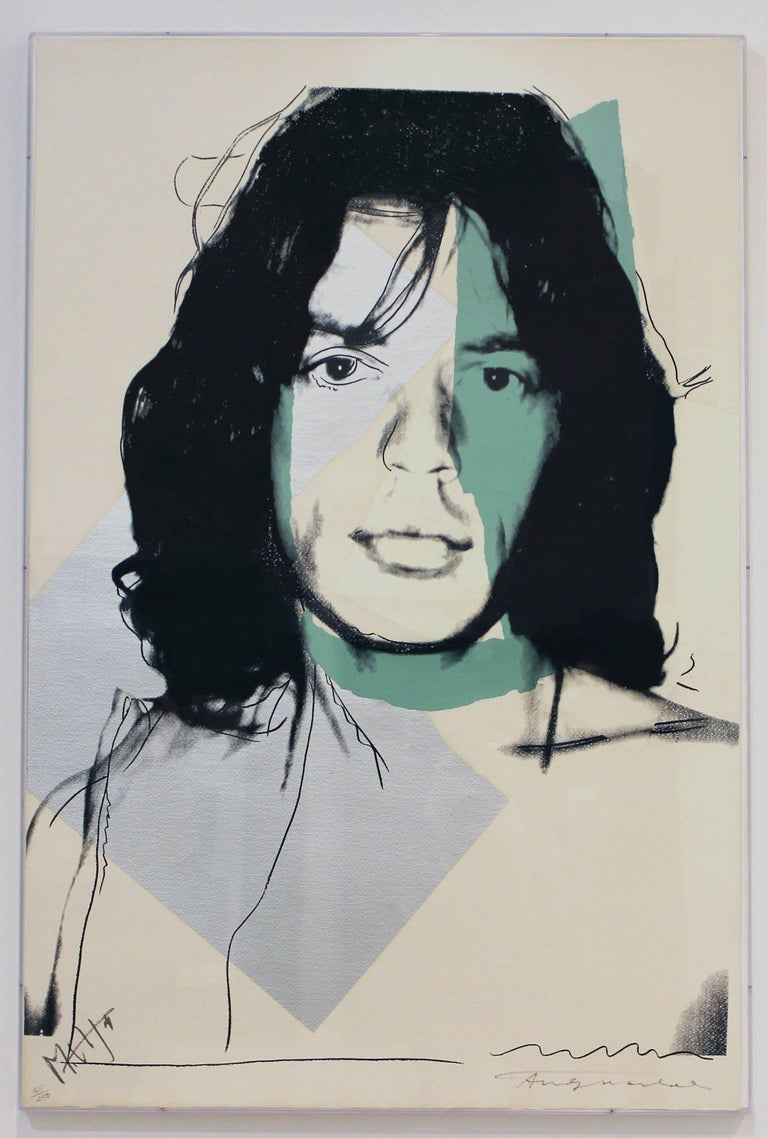 Andy Warhol Mick Jagger (FS II.138) For Sale at 1stDibs