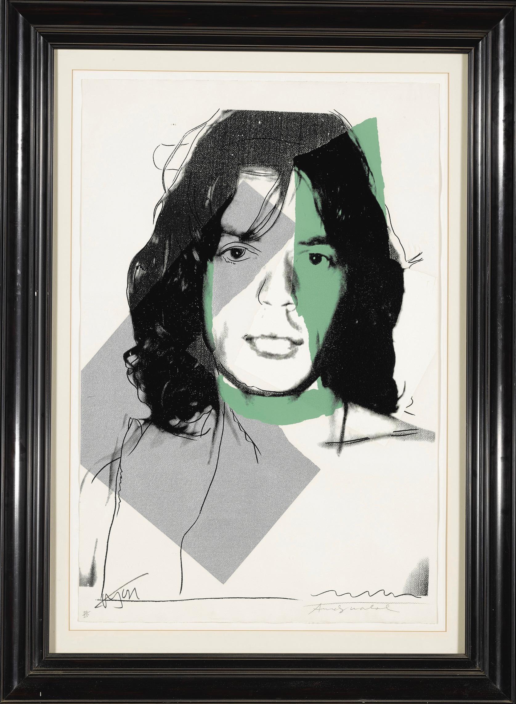 Mick Jagger F&S II.138 - Print by Andy Warhol