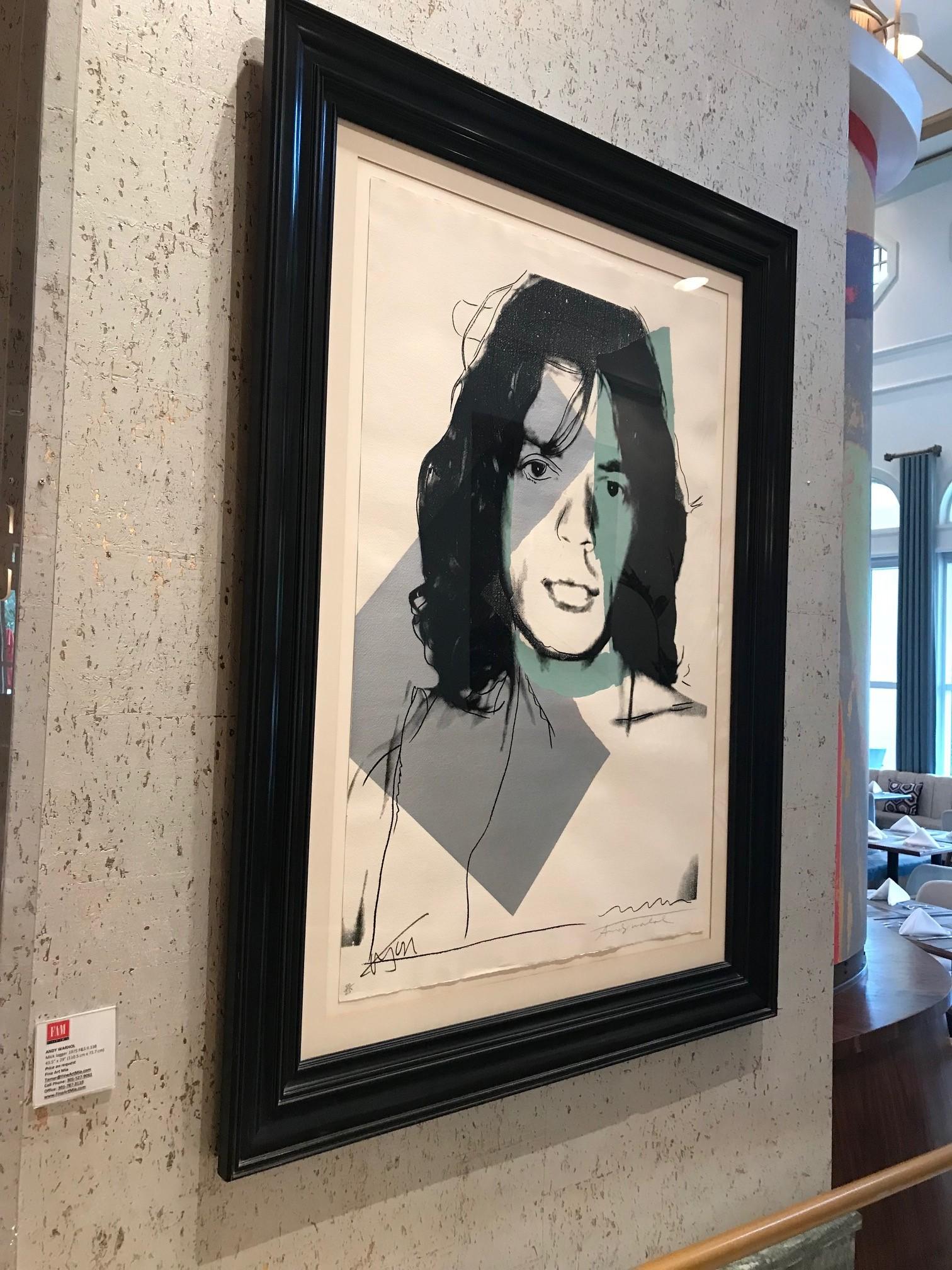 Mick Jagger F&S II.138 - Contemporary Print by Andy Warhol