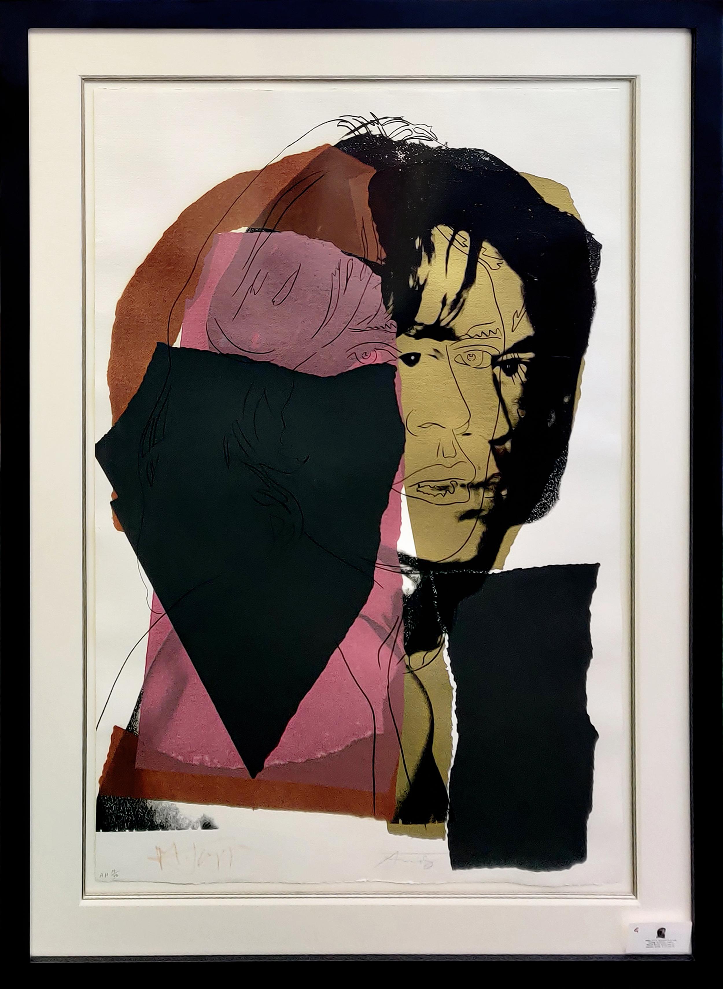 Andy Warhol Portrait Print - MICK JAGGER FS II.139