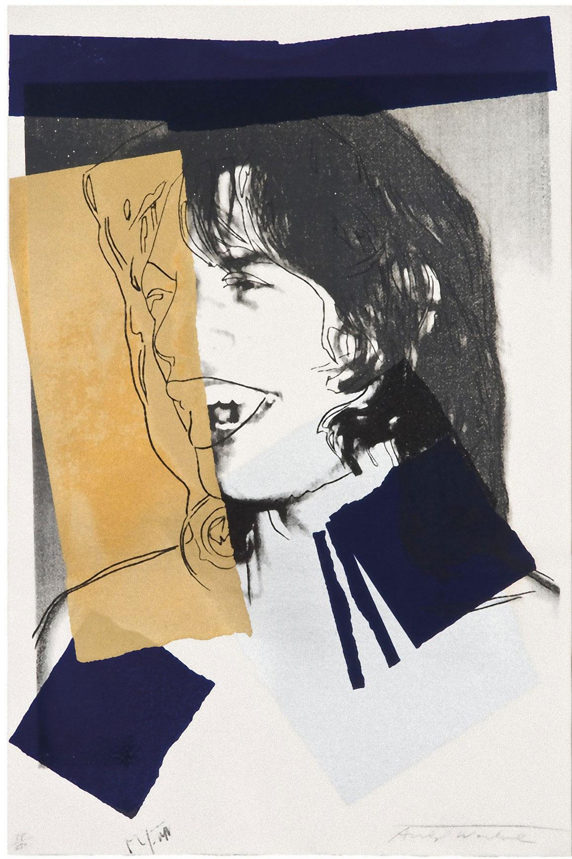 Mick Jagger (FS II.142) - Print by Andy Warhol