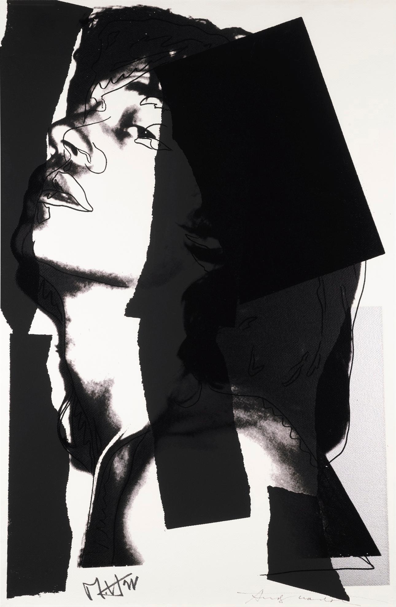 Andy Warhol Print - Mick Jagger F&S II.144