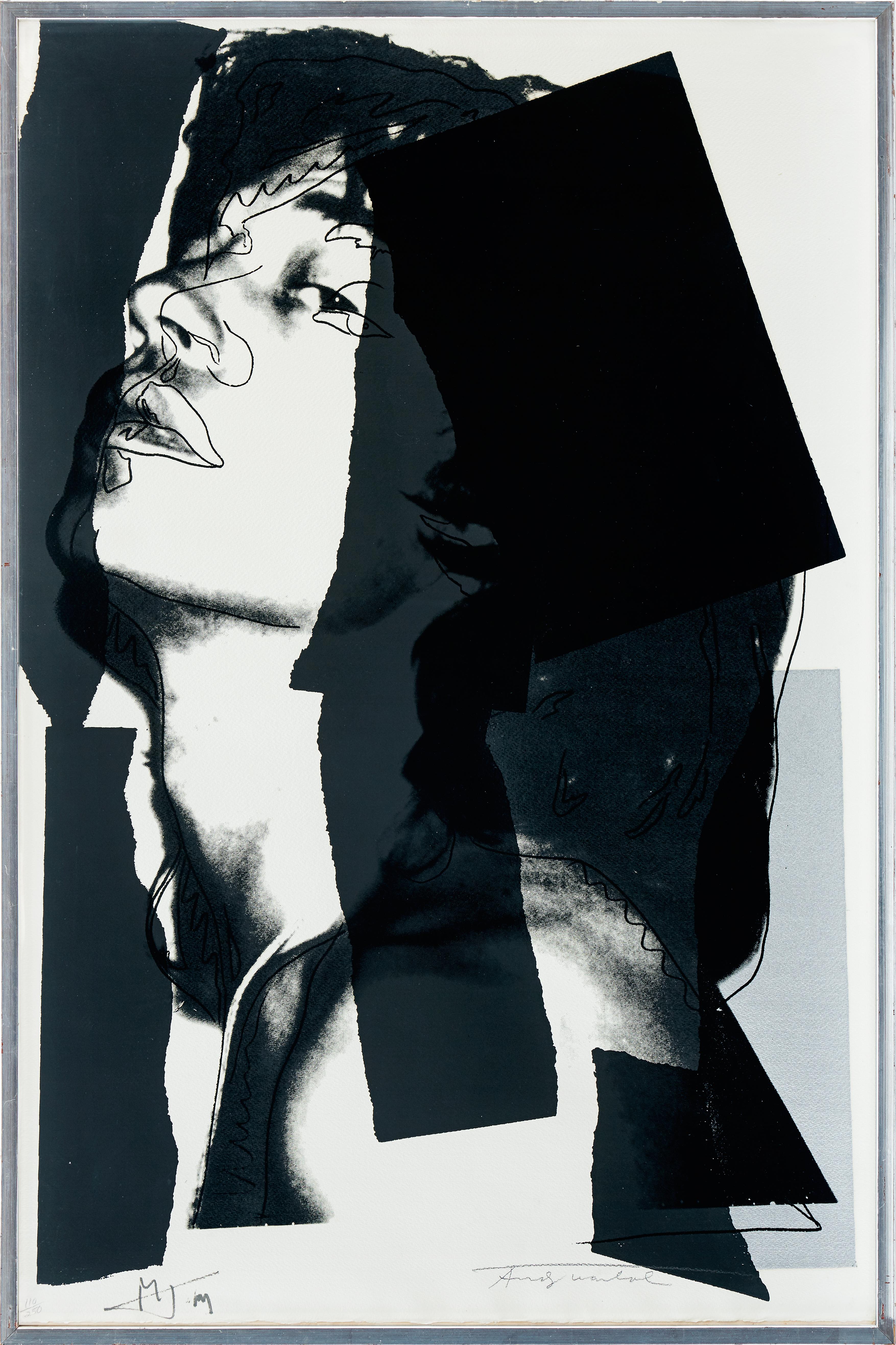 Andy Warhol Portrait Print - Mick Jagger F&S II.144