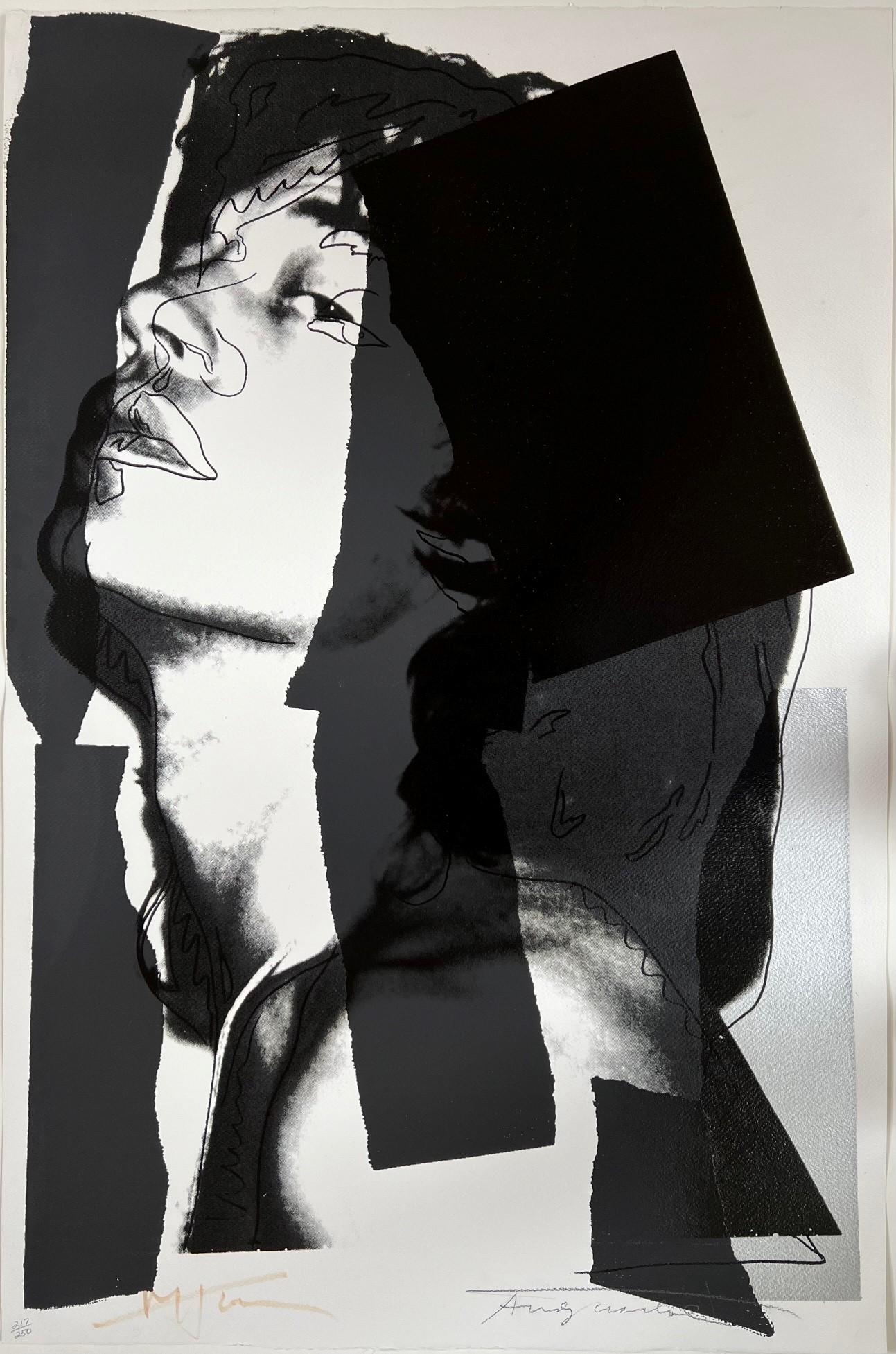 Andy Warhol Portrait Print - Mick Jagger F&S II.144