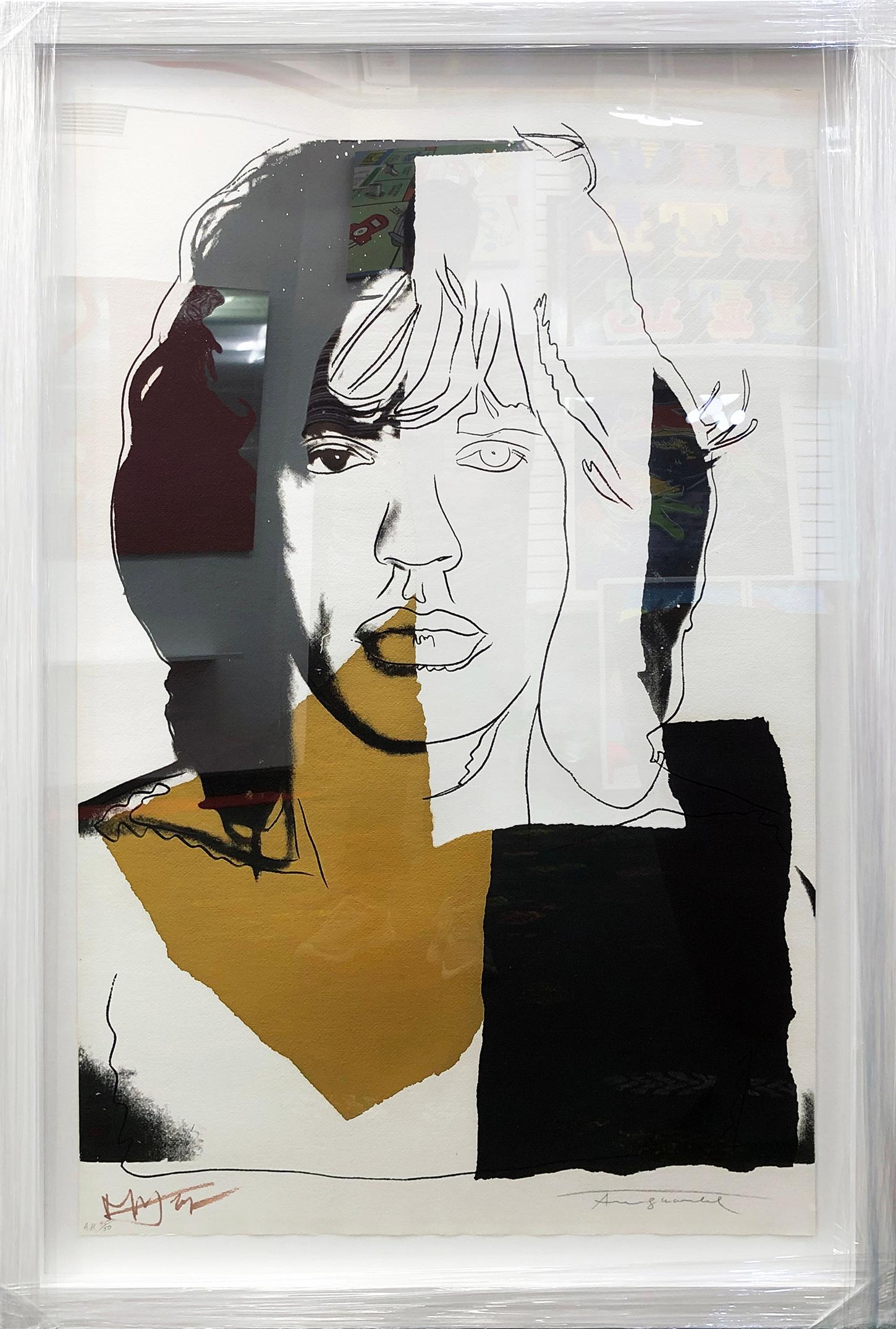 MICK JAGGER FS II.146 - Print by Andy Warhol