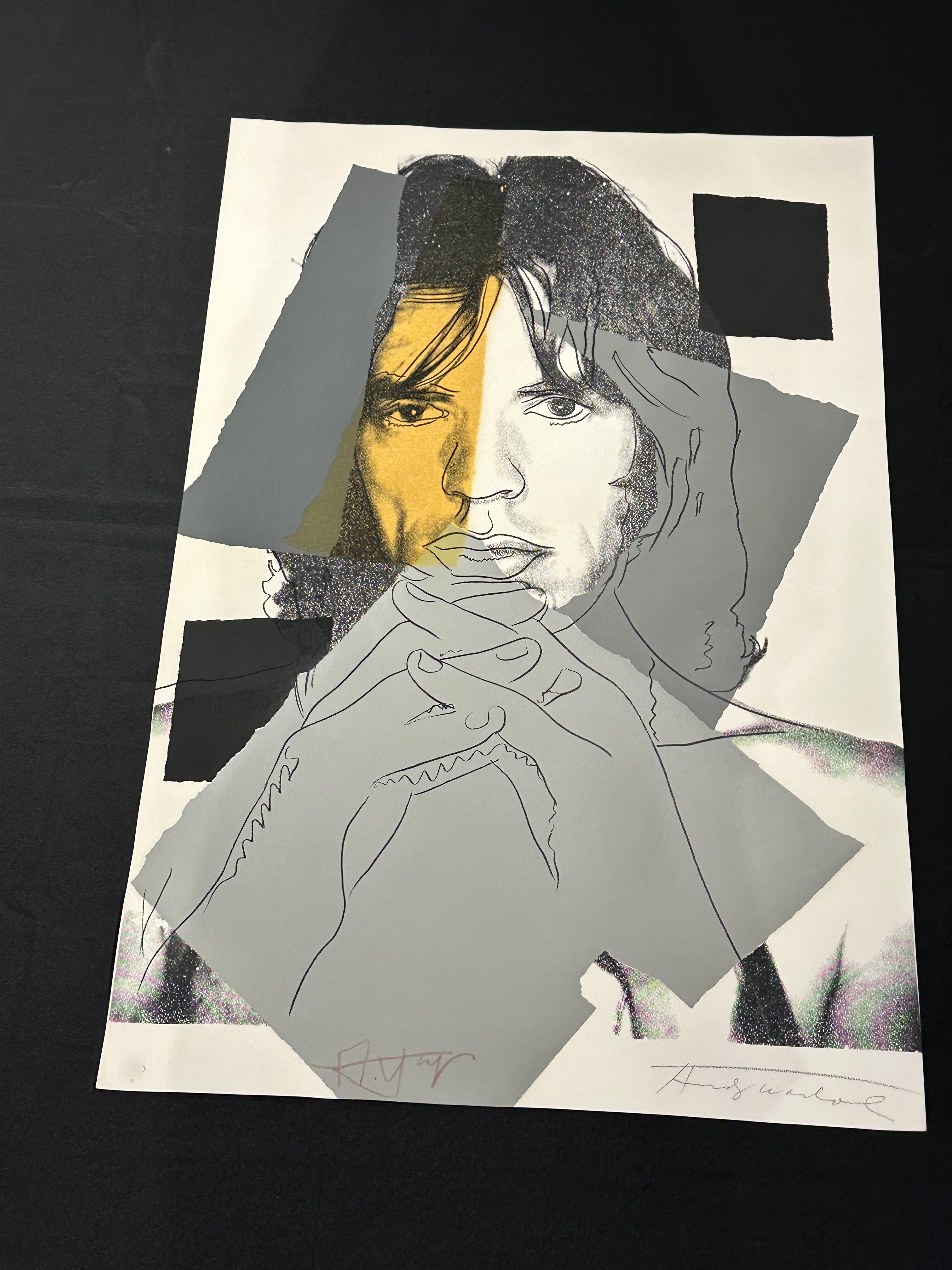 Mick Jagger (FS II.147) - Pop Art Print by Andy Warhol