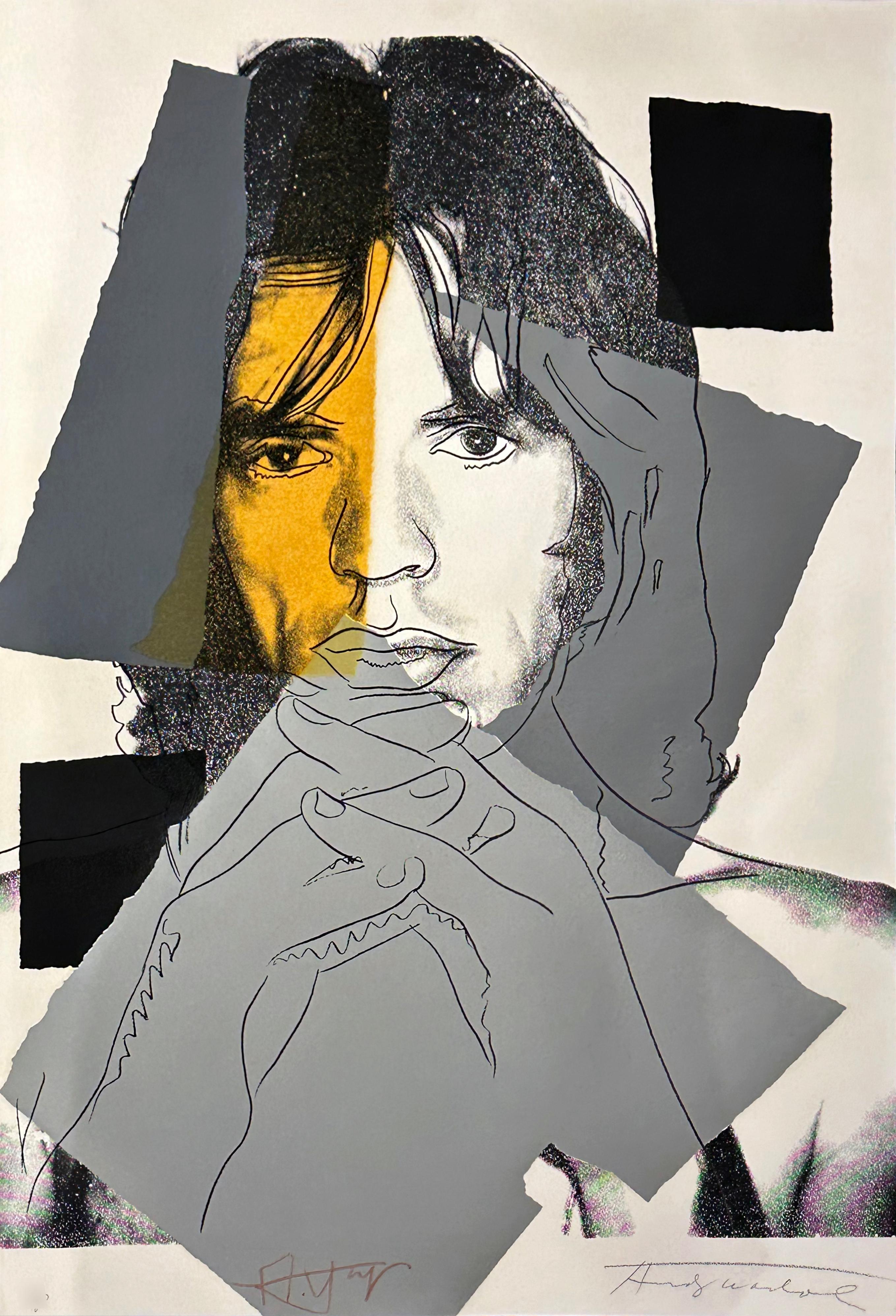 Mick Jagger (FS II.147) - Print by Andy Warhol