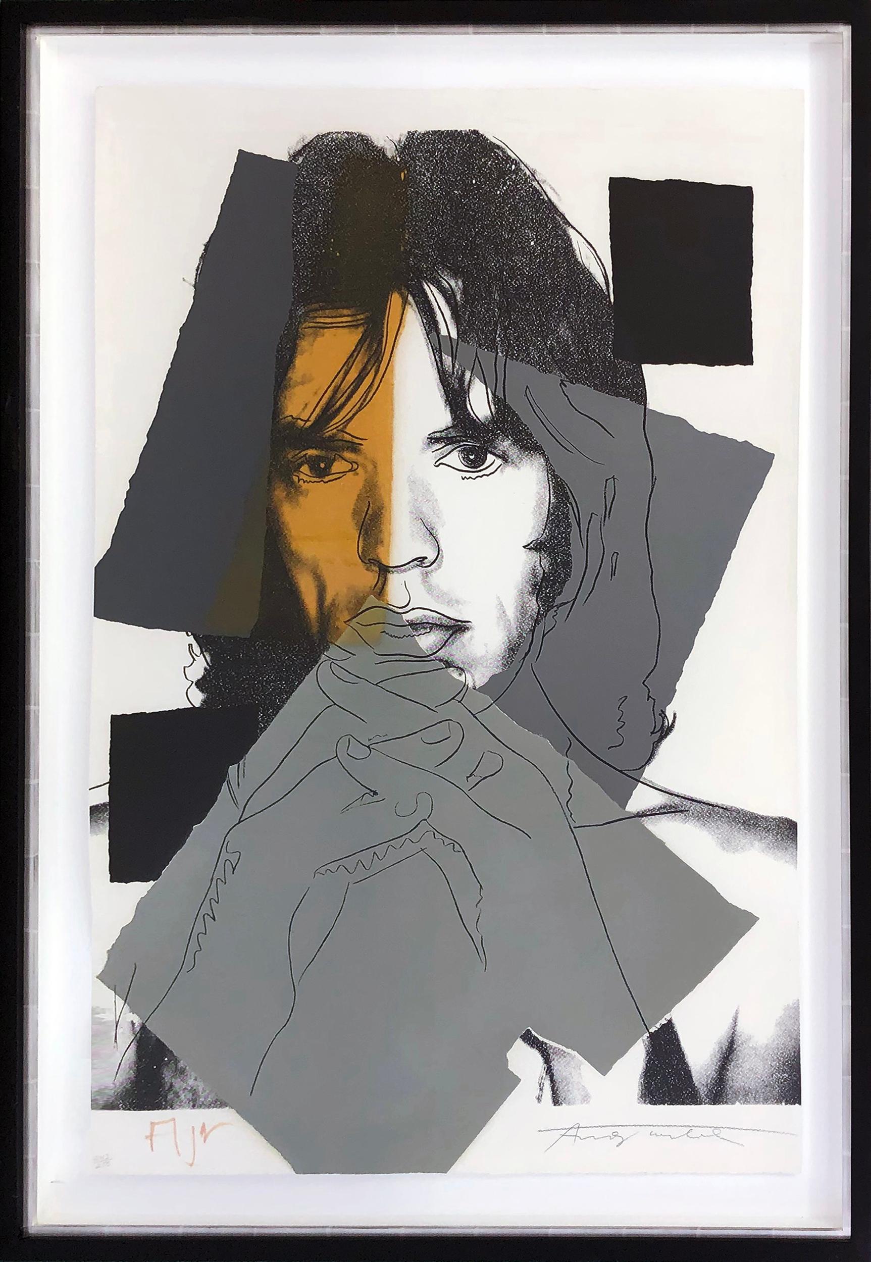 Figurative Print Andy Warhol - MICK JAGGER FS II.147