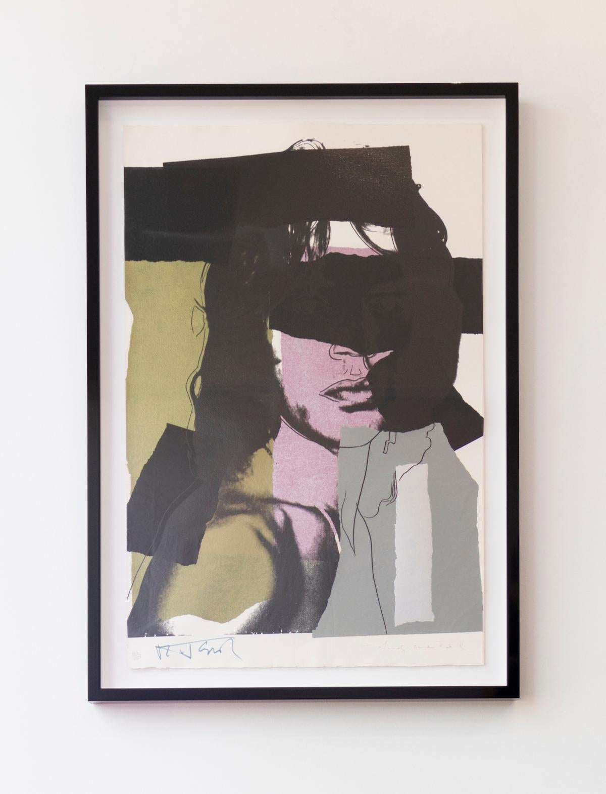 Mick Jagger, Green (FS II.145) - Pop Art Print by Andy Warhol