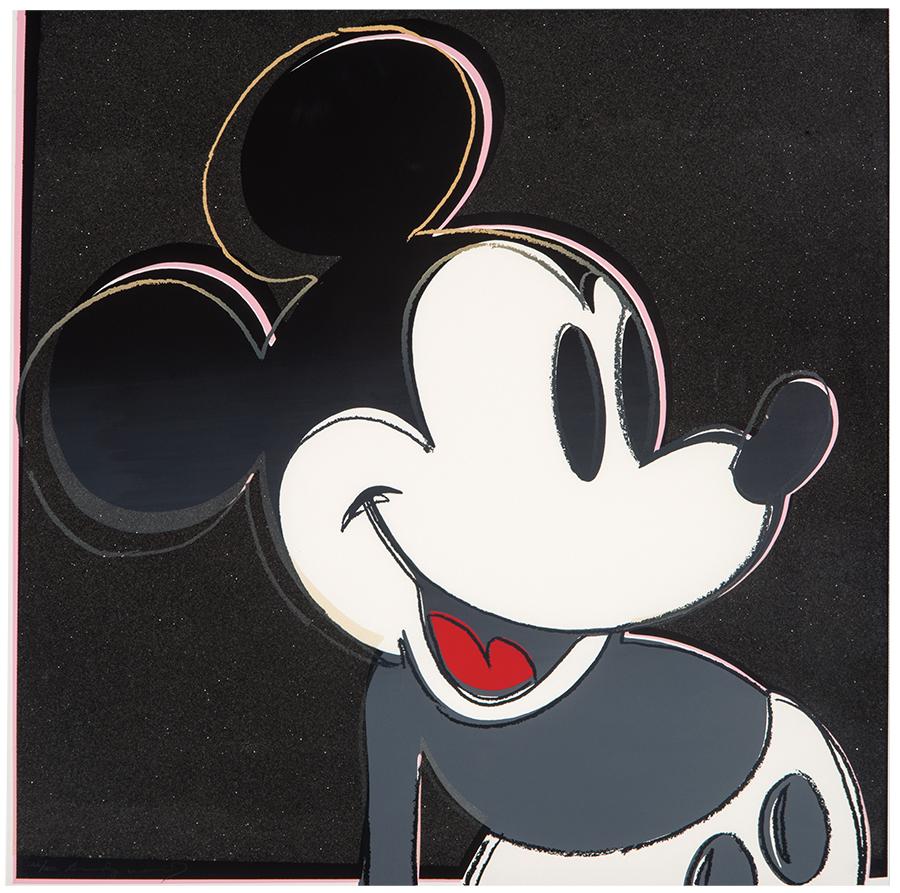 Andy Warhol Figurative Print - Mickey Mouse (from Myths)