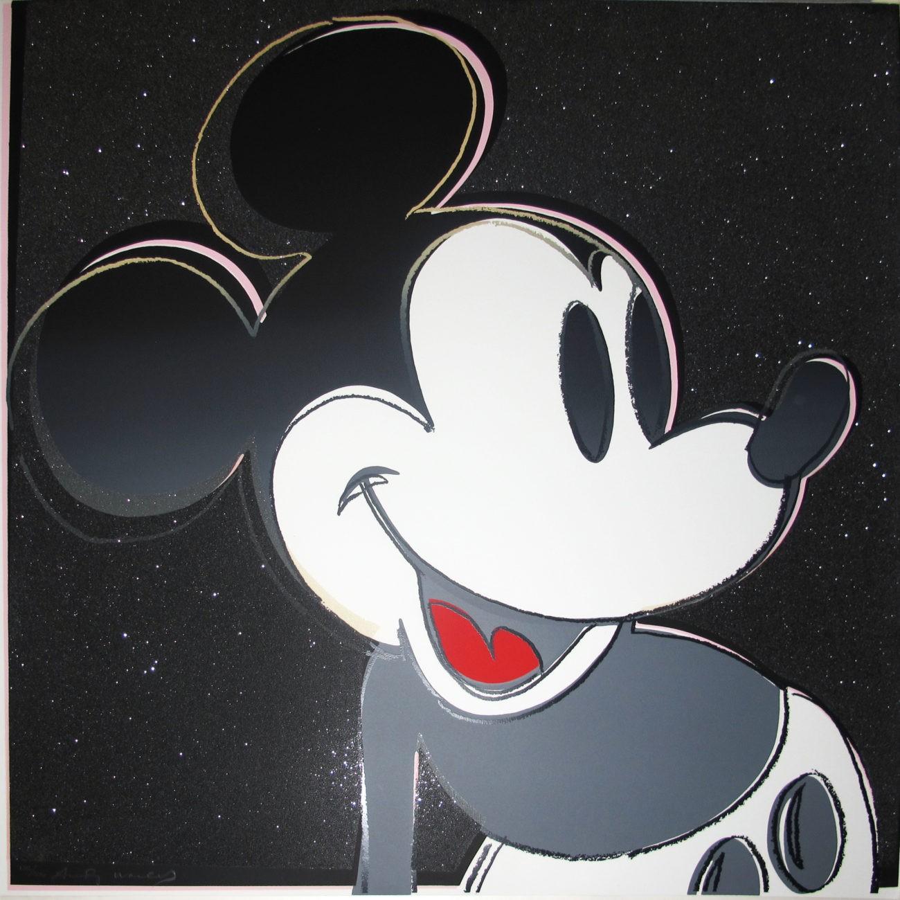 Mickey Mouse (II.265) - Print by Andy Warhol