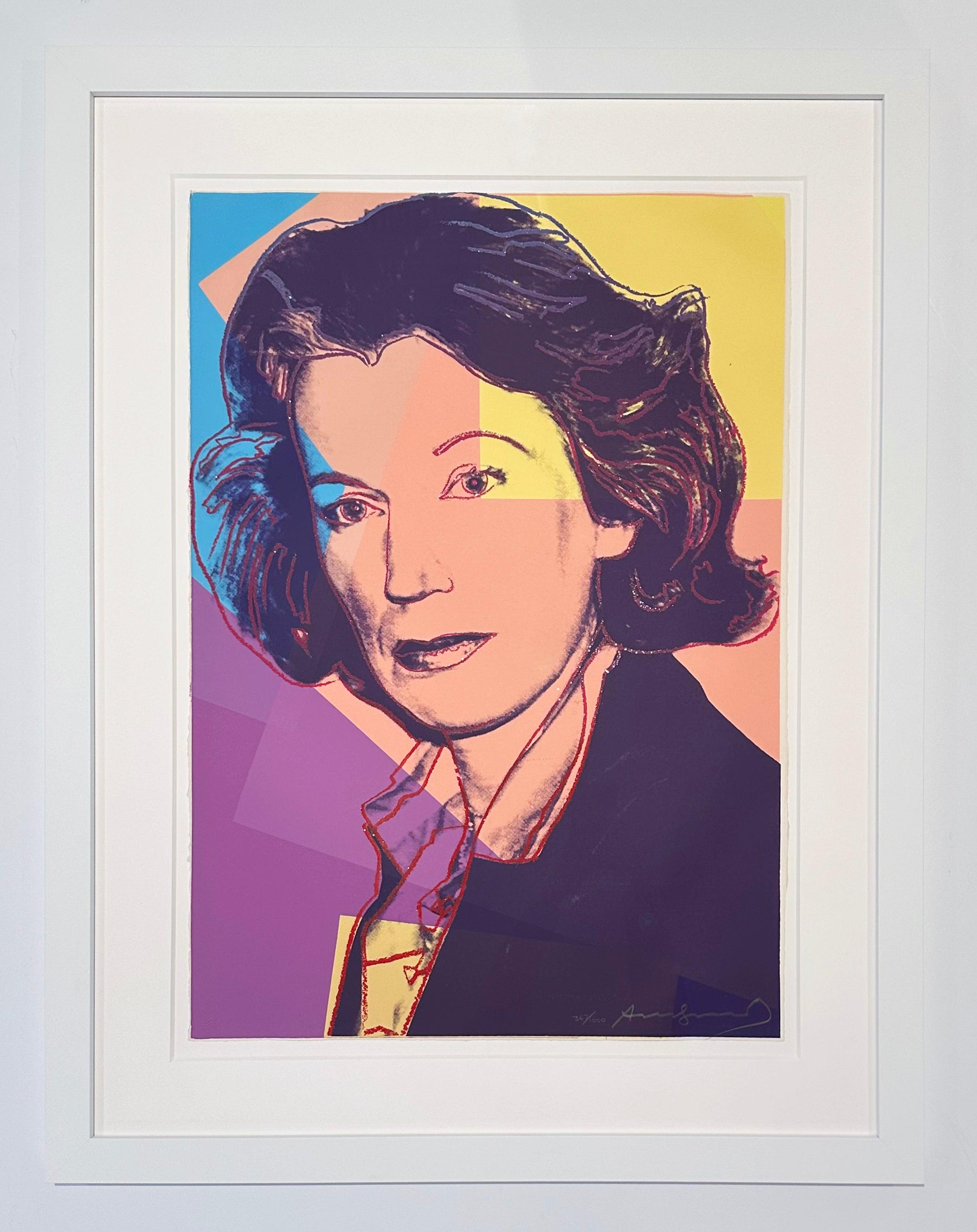 Mildred Scheel – Print von Andy Warhol