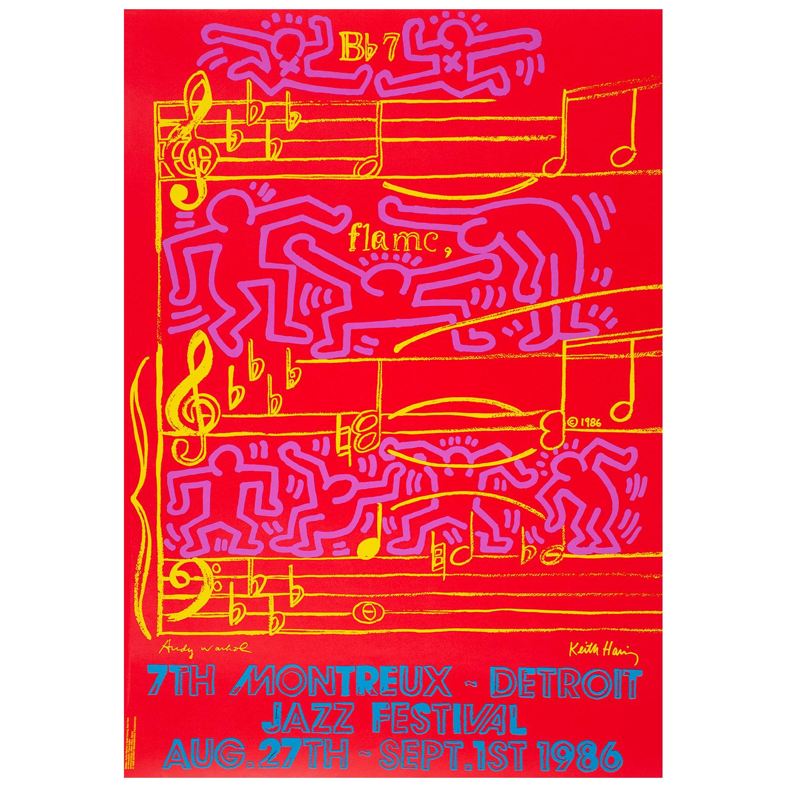 Montreux-Detroit Jazz Festival 1986 - Print by Andy Warhol