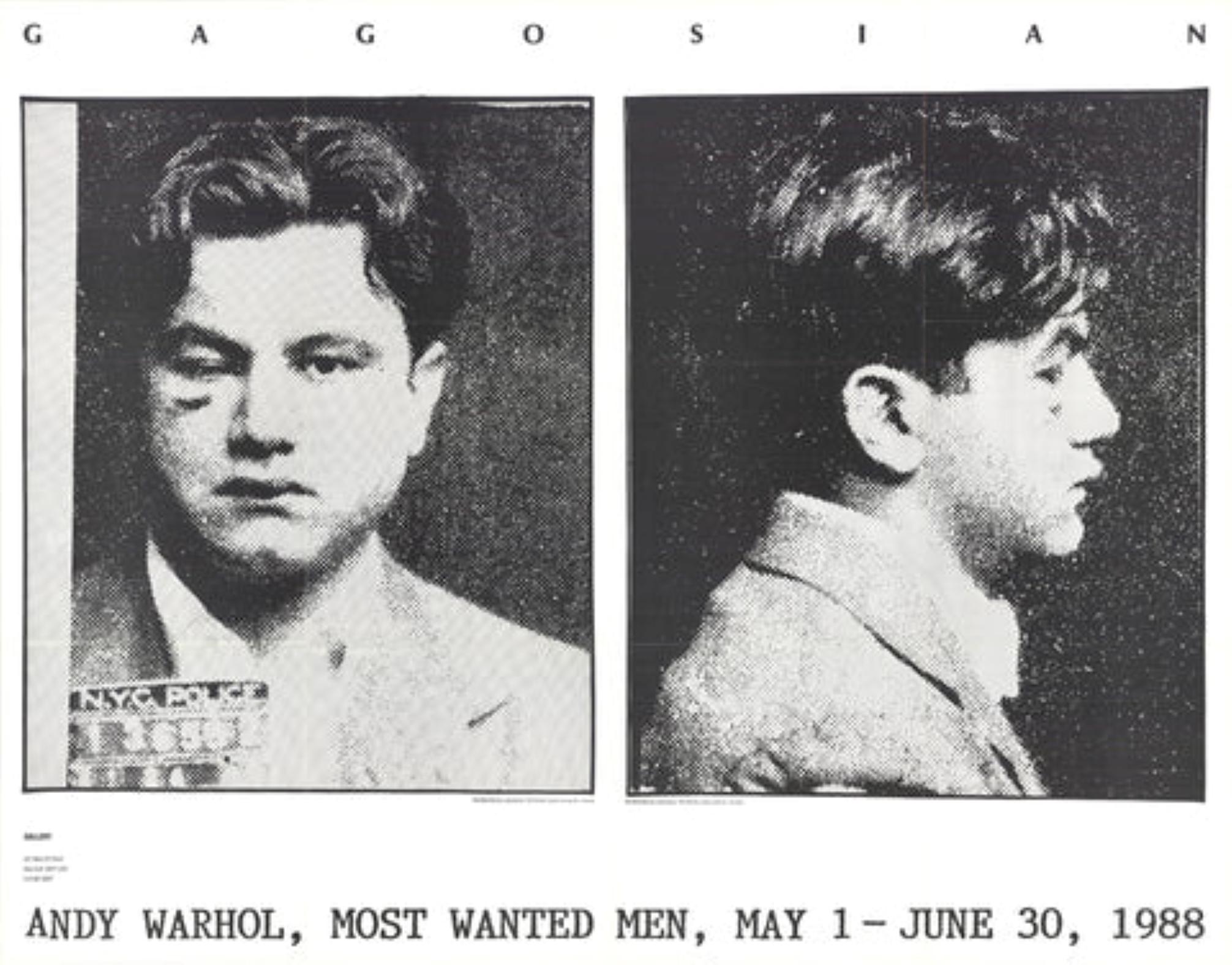 Les hommes les plus recherchés, n° 2 I. Johns Par Andy Warhol en vente 3