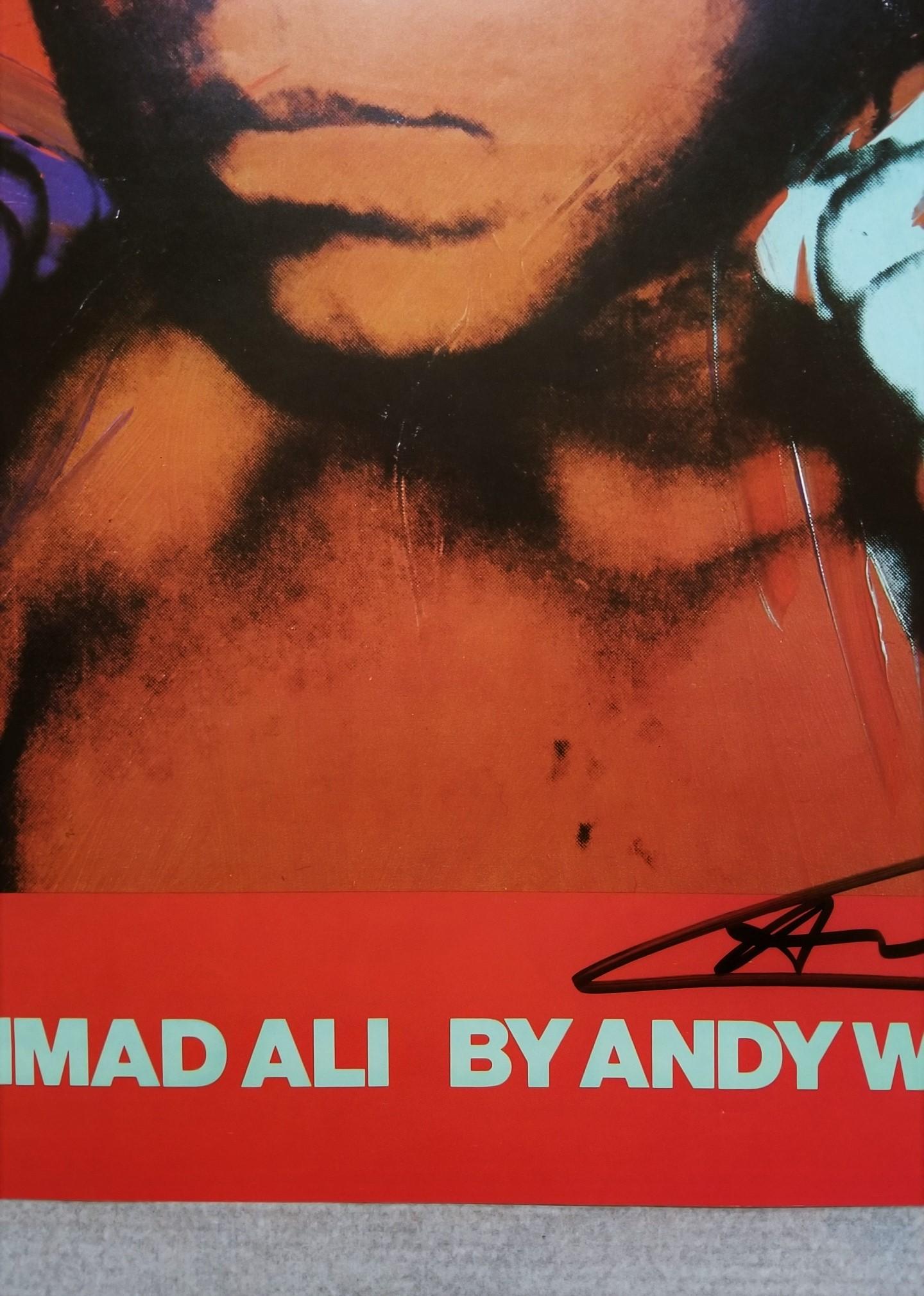 Muhammad Ali by Andy Warhol Poster (Signed) 7