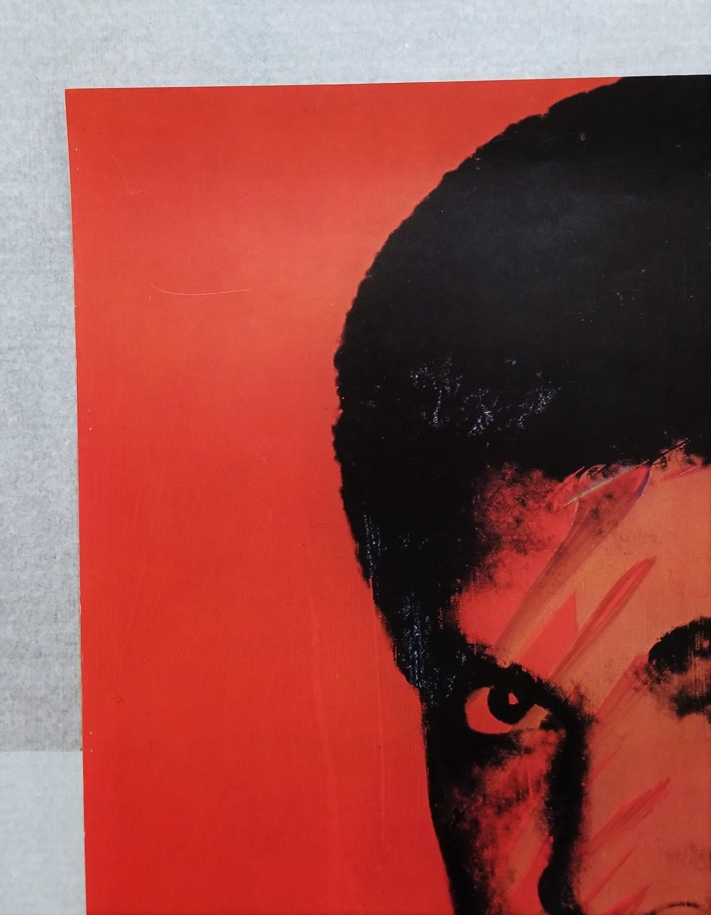 An original signed offset-lithograph, poster on smooth wove paper after American artist Andy Warhol (1928-1987) titled 