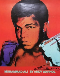 Retro Muhammad Ali by Andy Warhol Poster (Signed)