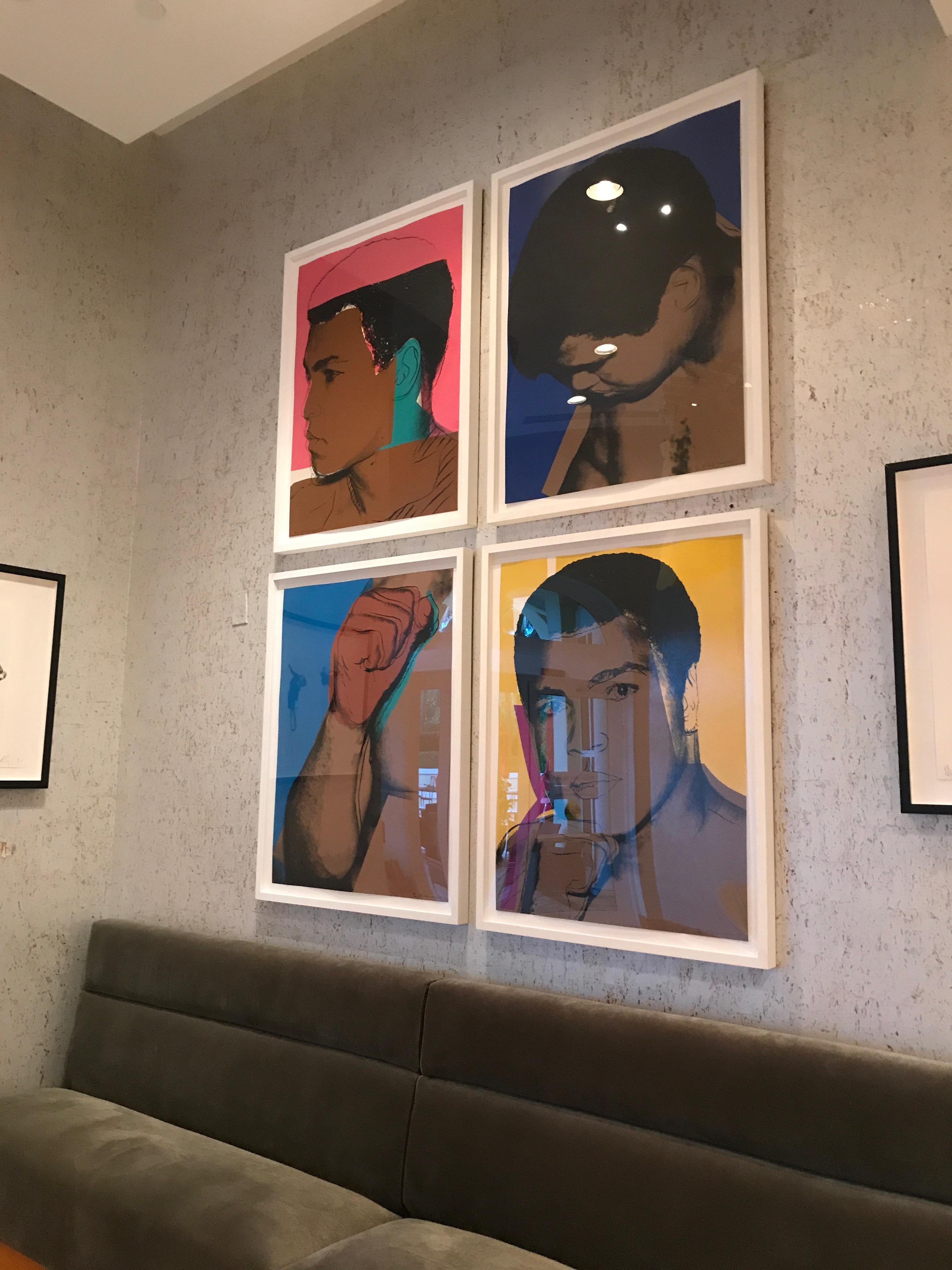 Muhammad Ali portfolio of four pieces F&S II.179-182 - Print by Andy Warhol