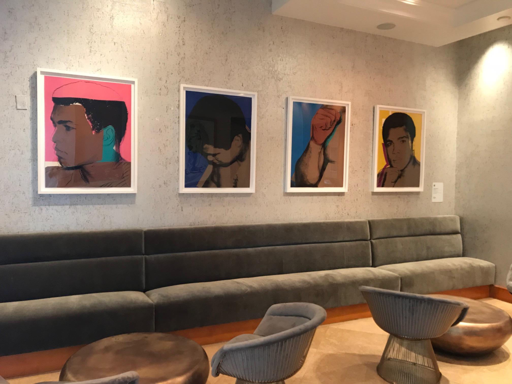 Muhammad Ali portfolio of four pieces F&S II.179-182 - Contemporary Print by Andy Warhol
