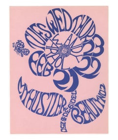 Vintage My Hustler and Beauty No. 2 (one of the top 100 Counter Culture posters ever) 