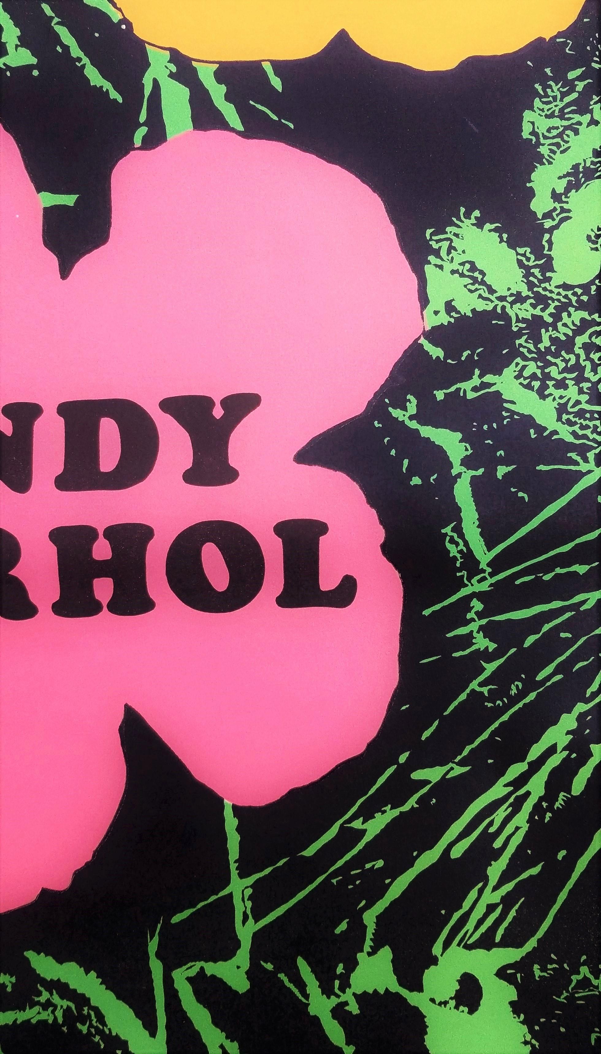 Neue Nationalgalerie (Flowers) Poster /// Pop Art Andy Warhol Leo Castelli NY For Sale 12