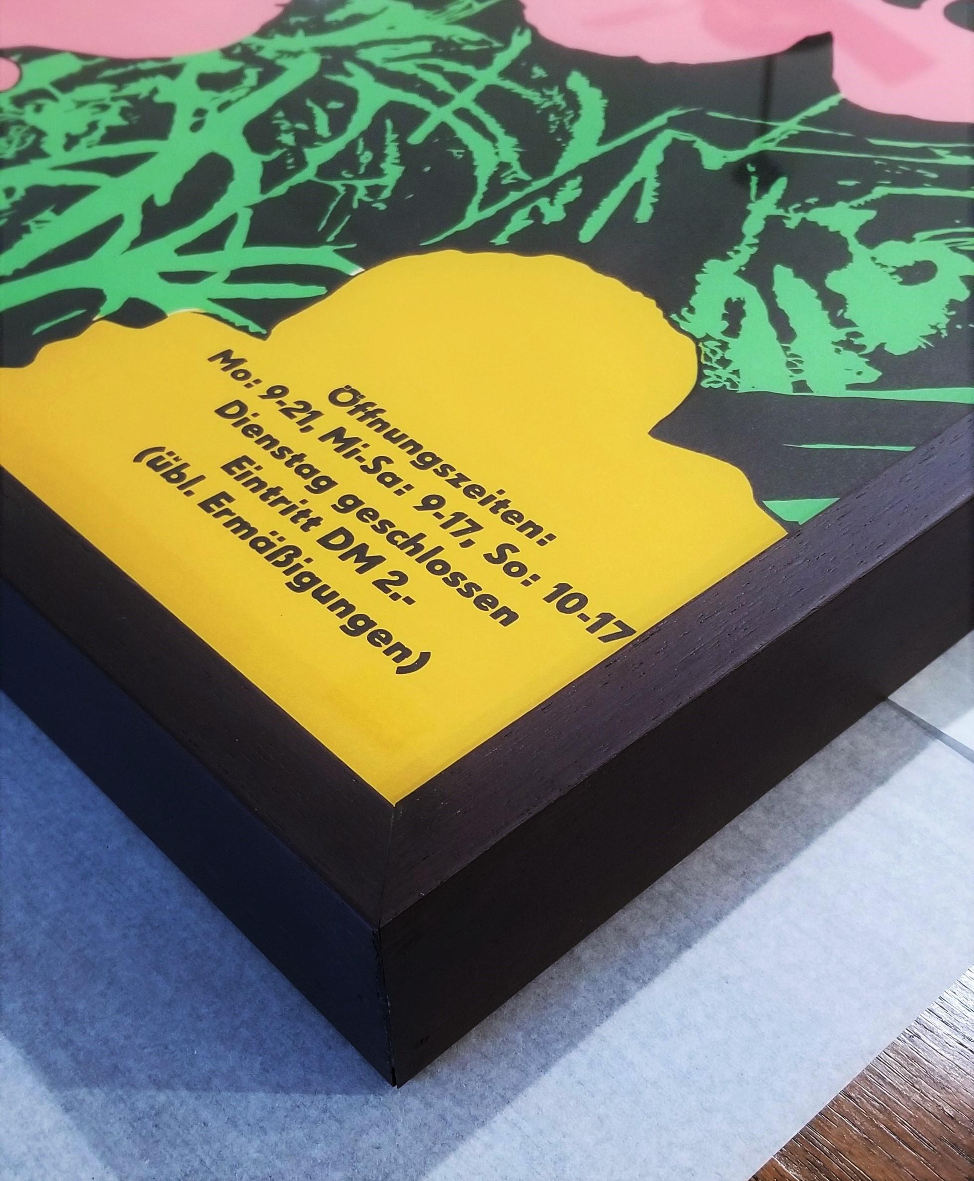 Neue Nationalgalerie (Flowers) Poster /// Pop Art Andy Warhol Leo Castelli NY For Sale 16