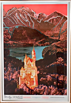 Neuschwanstein Castle one of 1200 stamp-signed copies by Andy Warhol