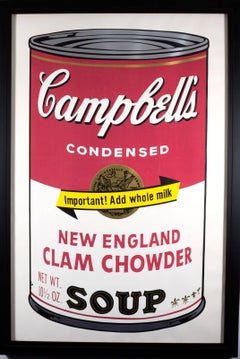 New England Clam Chowder (from Andy Warhol's Campbell Soup II Series)