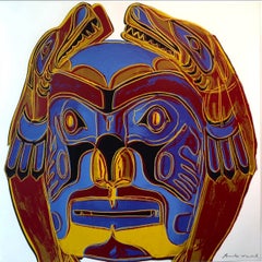 Farb-Raumteiler „Northwest Coast Maske“, 1986