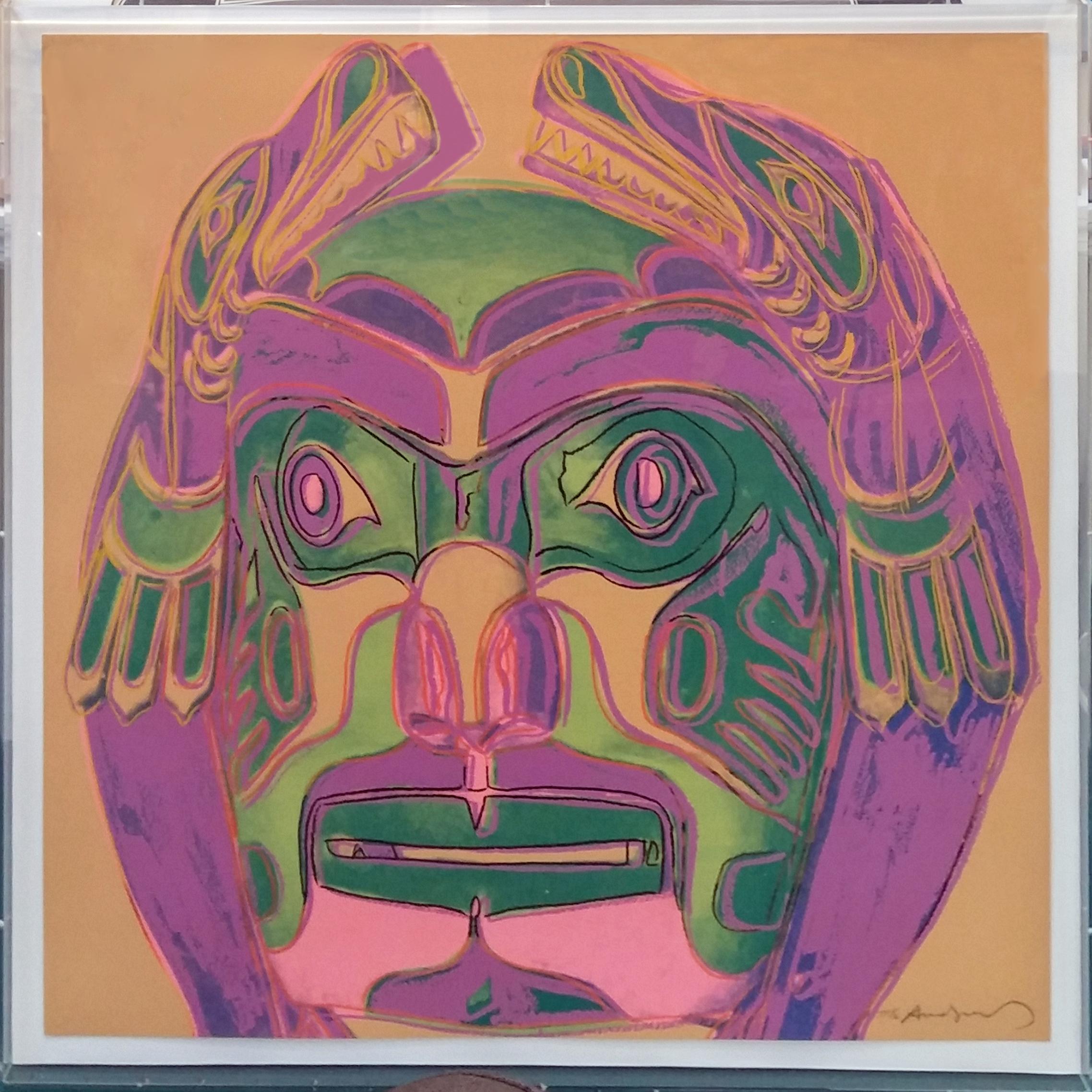 NORTHWEST COAST MASK FS II.380 - Print by Andy Warhol