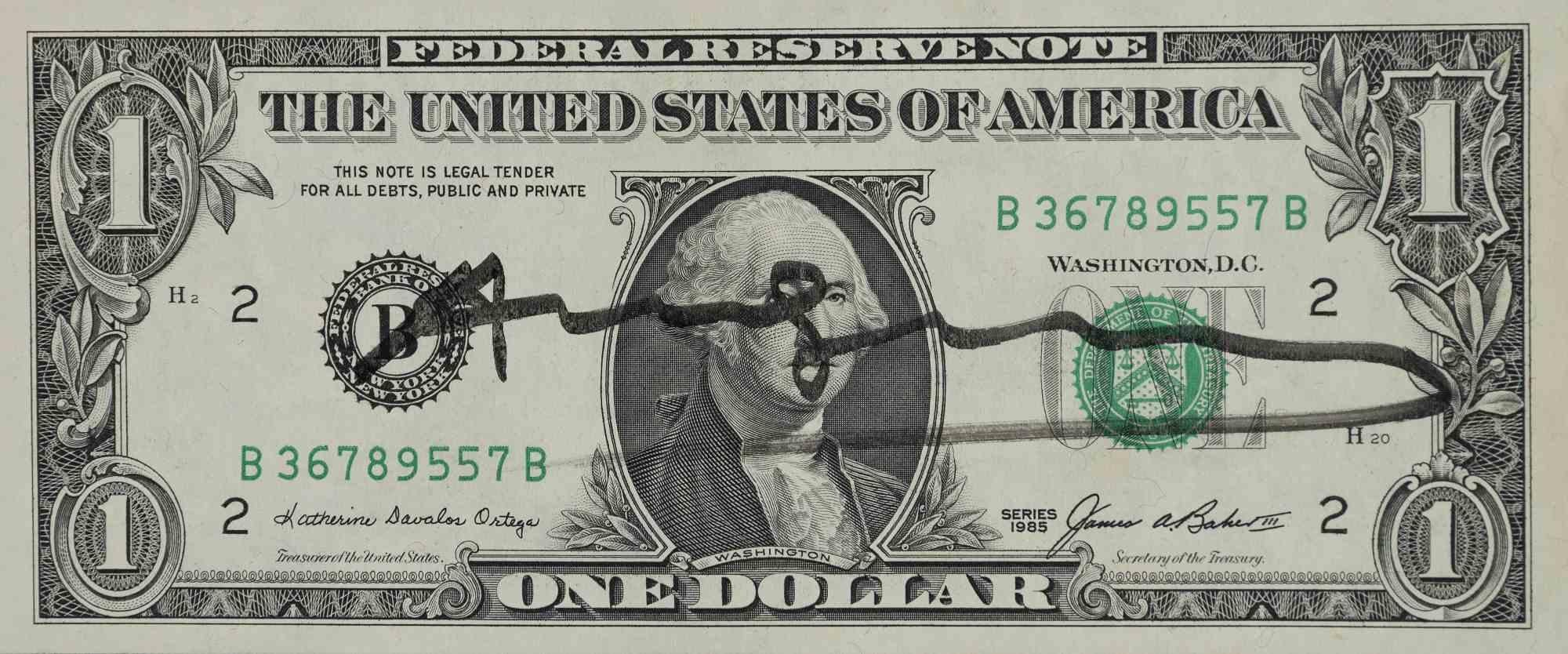 Andy Warhol Figurative Print - One Dollar Bill - 1985