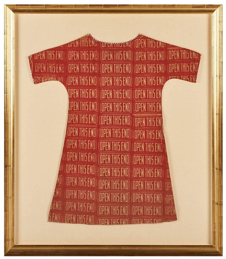 Andy Warhol - Open this end (Paper dress) For Sale at 1stDibs