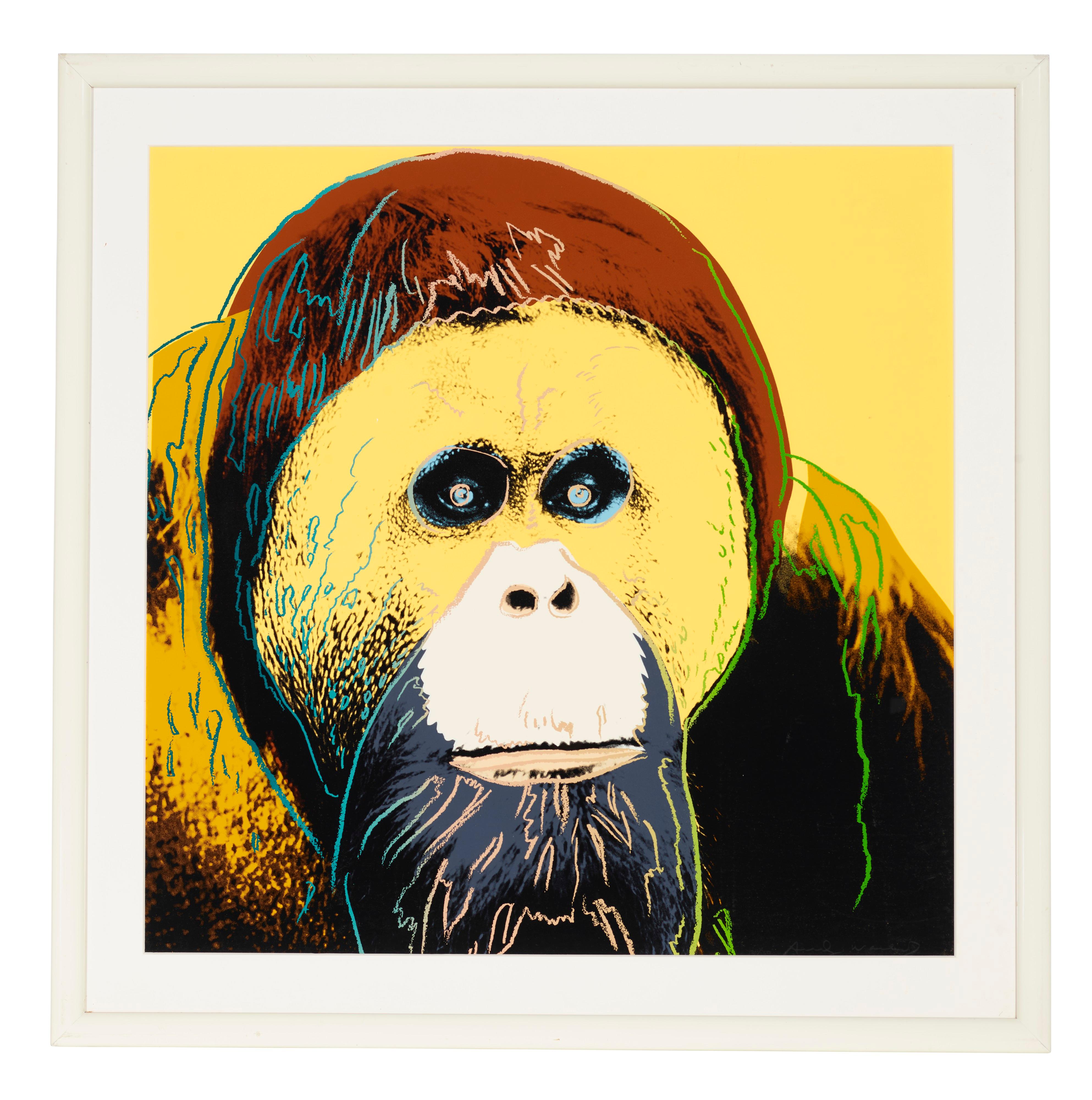 Orangutan, Endangered Species F&S II.299 - Print by Andy Warhol