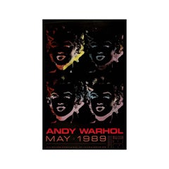 Original 1989 Andy Warhol Marilyn Monroe Madison Fine Art Poster