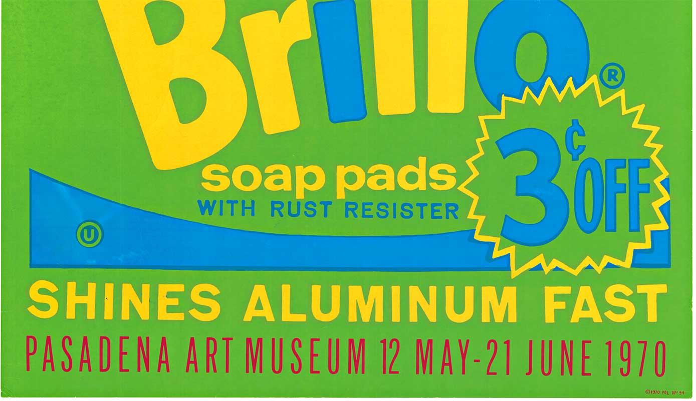 Andy Warhol Brillo Pasadena Art Museum sérigraphie vintage en vente 2