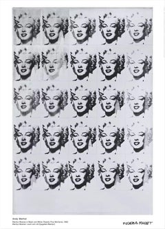 Original Andy Warhol Museum Poster - Marilyn in Black and White