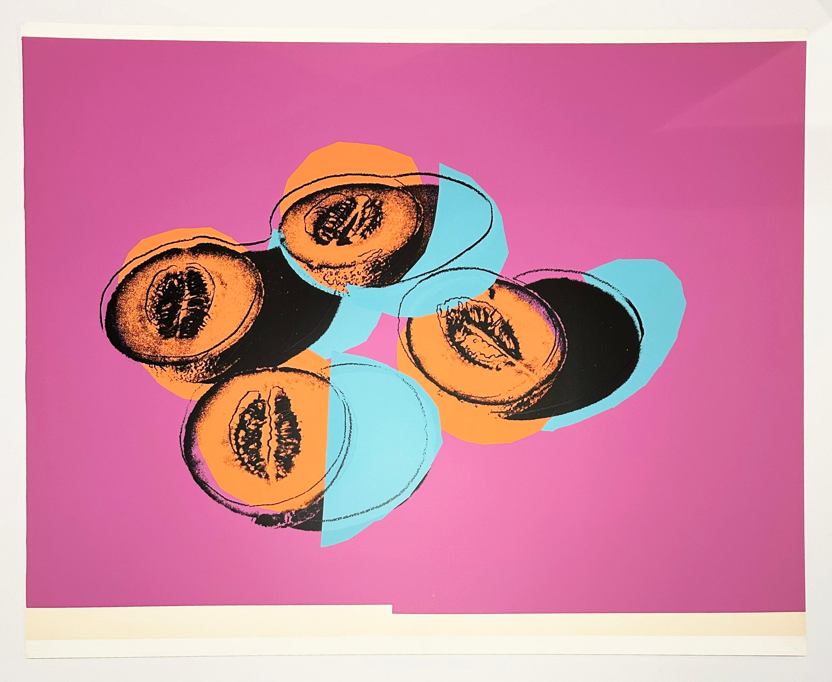 Andy Warhol - Andy Warhol Screenprint, Cantaloupes II, from Space Fruit ...