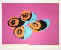 Original Andy Warhol Screenprint, Cantaloupes II, from Space Fruit: Still Lifes