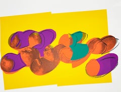 Original Andy Warhol Screenprint, Peaches, from Space Fruit: Still Lifes