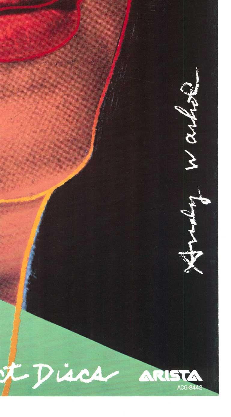 Original Aretha (Franklin) pop art poster by Andy Warhol  linen backed For Sale 3