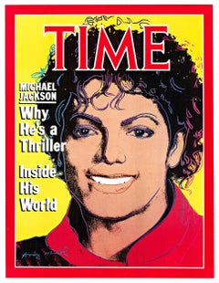 Original Michael Jackson Time pop art vintage poster