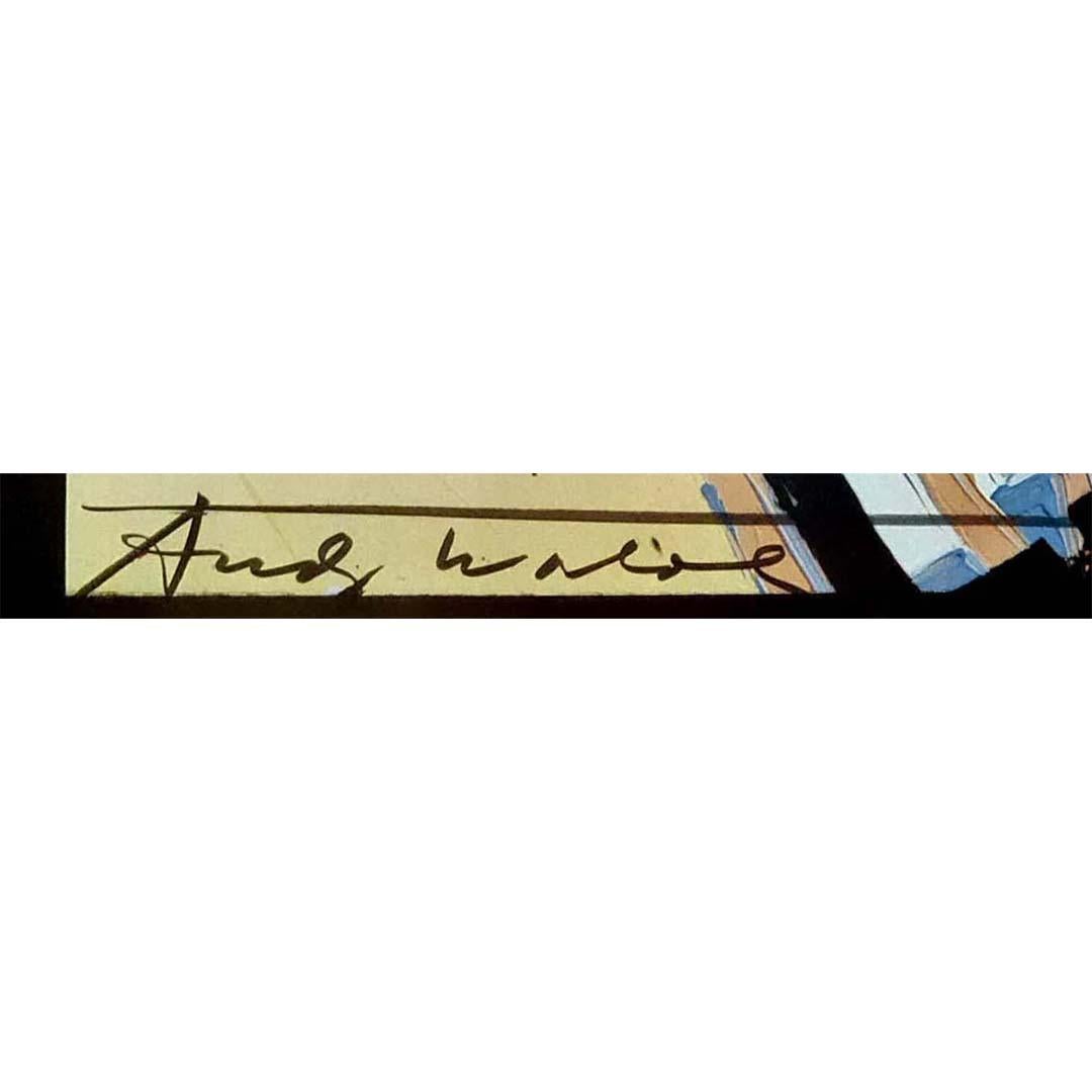 L'exposition originale de l'affiche « The Americans Indian Series » signée par Andy Warhol en vente 2