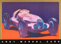 Original Vintage Advertising Poster Andy Warhol Cars Mercedes Benz Guggenheim